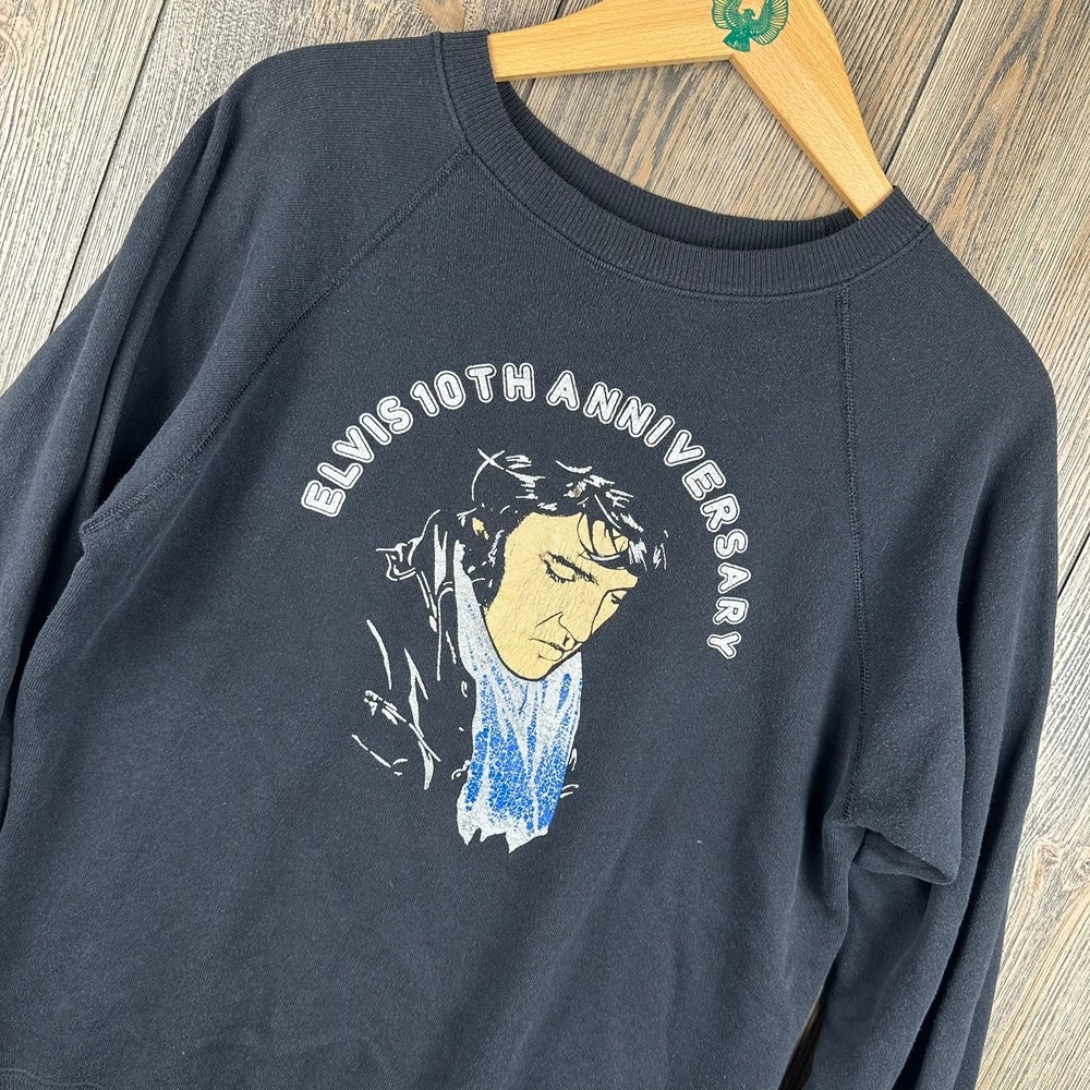 Elvis Presley Vintage 1987 10th Anniversary Crewneck Sweatshirt Medium Hanes